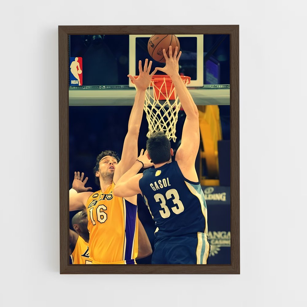 Poster Blockbuster Gasol – affiche Basketball (vue 5)